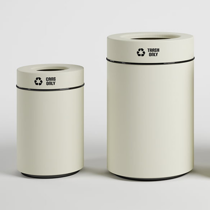 Atlas Cylinder Trash Can - 46 Gallon NEVINS