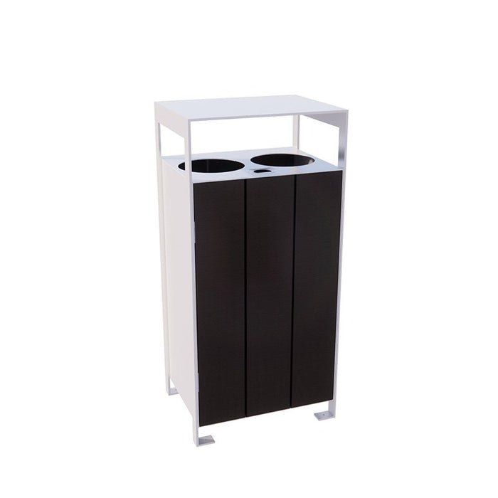Summit 40-Gallon Dual Trash Can with Canopy Top