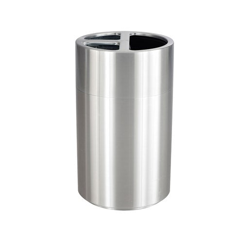 Triple Recycling Receptacle, 40 Gallon