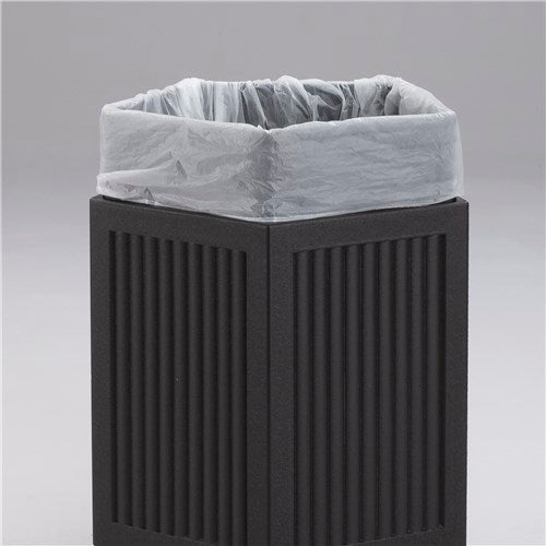 Safco Canmeleon™ Pentagon Trash Can, Plastic, 30 Gallon