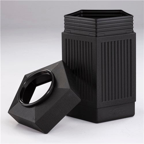 Safco Canmeleon™ Pentagon Trash Can, Plastic, 30 Gallon