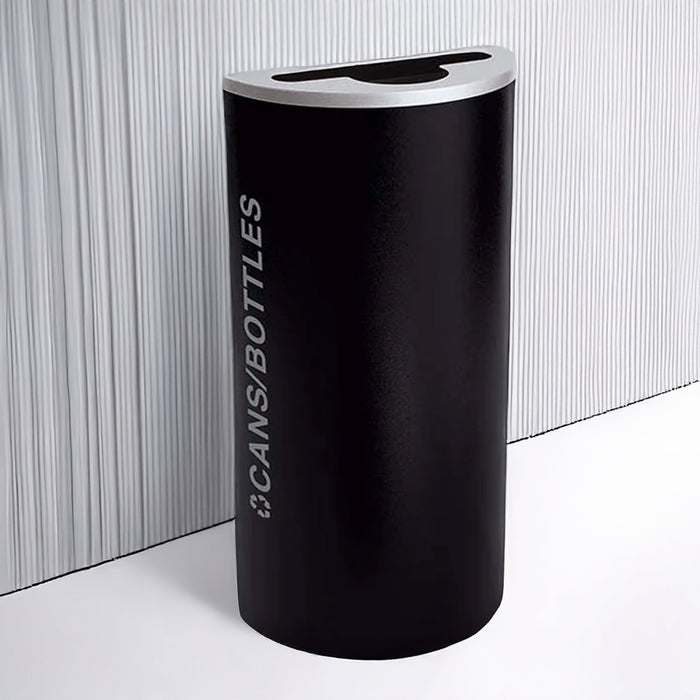Excell-Kaiser 8-Gallon Half-Round Indoor Trash Can