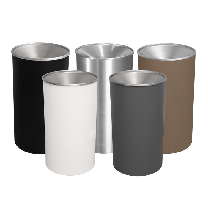 Premier Series Indoor Waste Receptacles – Stainless Steel & Powder Coated