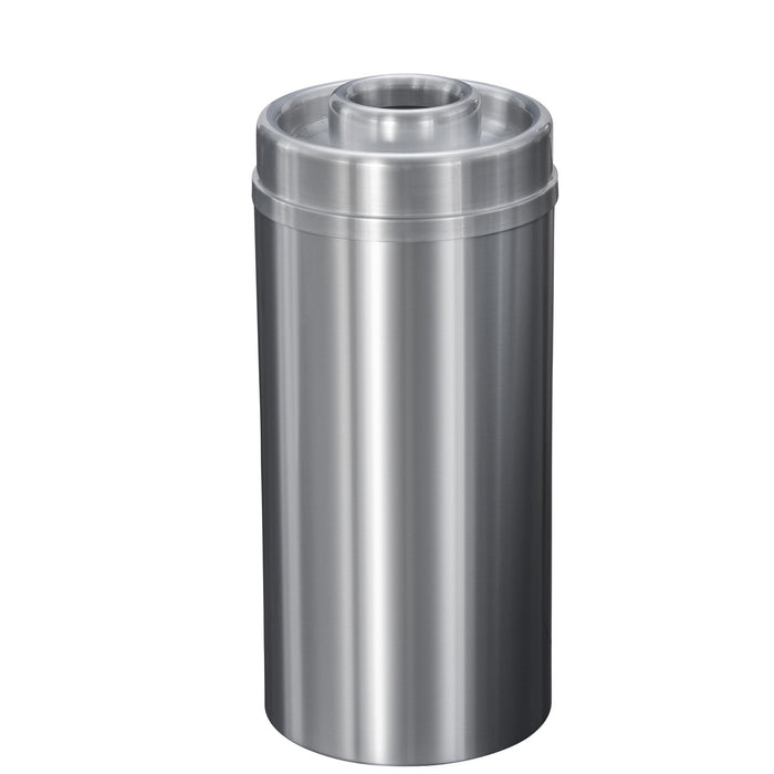 New Yorker Satin Aluminum Donut Top ASH / TRASH RECEPTACLES