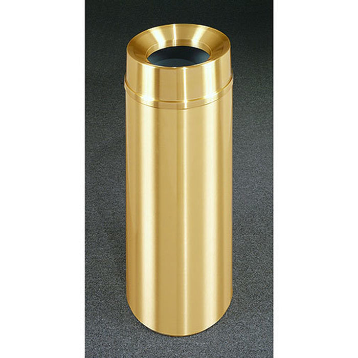 Atlantis Satin Brass Funnel Top Waste Receptacles