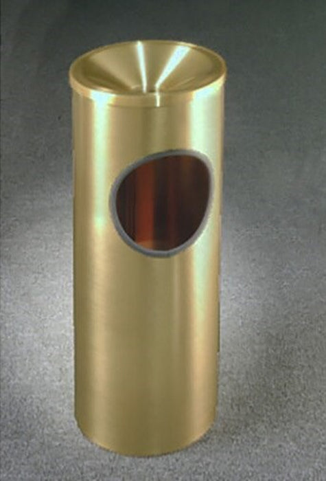 Atlantis Satin Brass Funnel Top ASH / TRASH RECEPTACLES