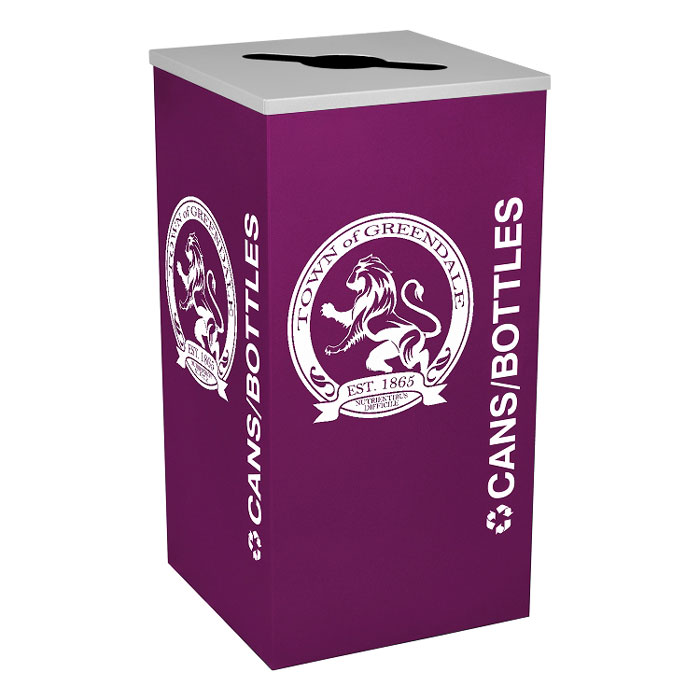Excell-Kaiser 24-Gallon Square Indoor Trash Can