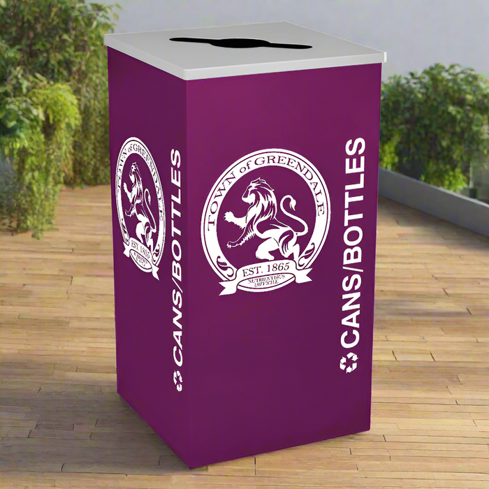 Excell-Kaiser 24-Gallon Square Indoor Trash Can