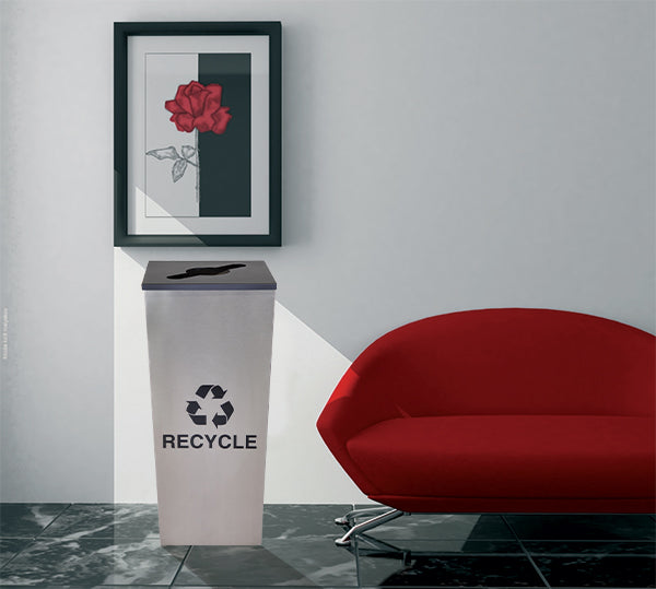 Ex-Cell Kaiser  Single-Stream Trash Can – 18 Gallon Indoor Waste Bin