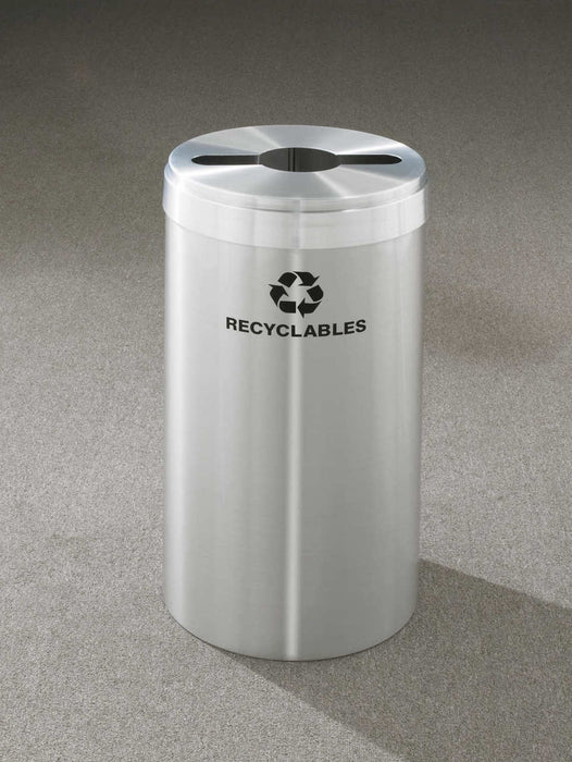 RecyclePro Value Single Purpsoe 23 gallons Recycling Receptacles  (Inner Liner Can is Not Included)