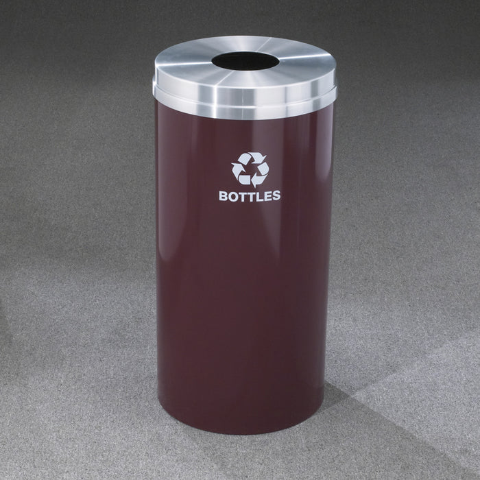 Glaro 12-Gallon Indoor Outdoor Trash Can – Single Stream Recycling Container