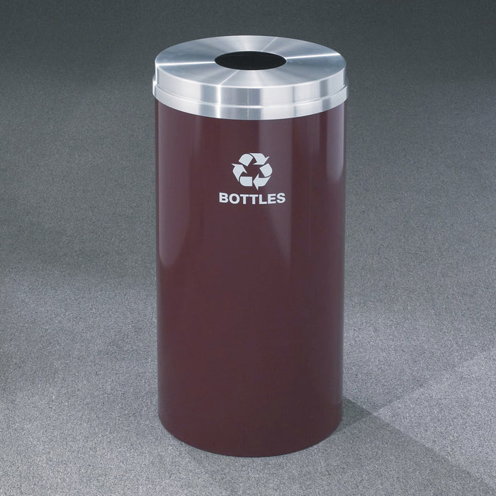 Glaro 12-Gallon Indoor Outdoor Trash Can – Single Stream Recycling Container