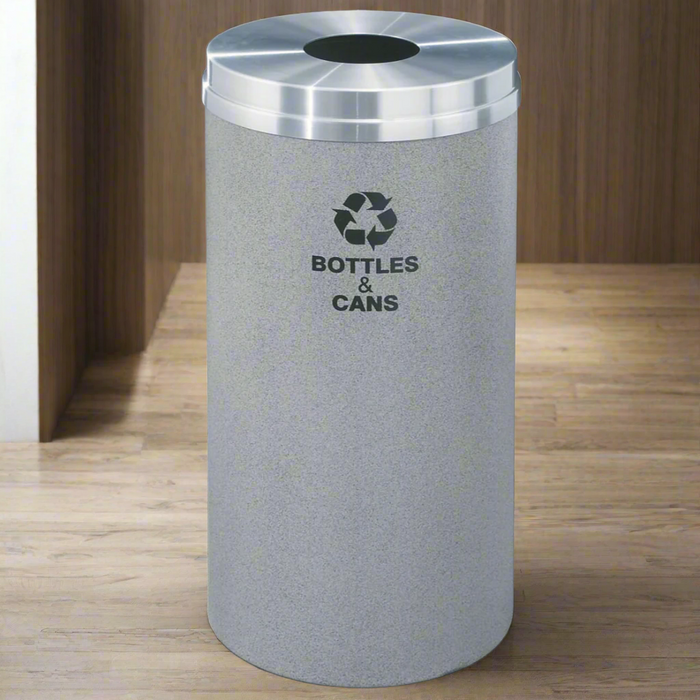 Glaro 16-Gallon Indoor Outdoor Trash Can – Single Stream Recycling Container