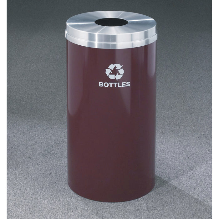 Glaro 12-Gallon Indoor Outdoor Trash Can – Single Stream Recycling Container