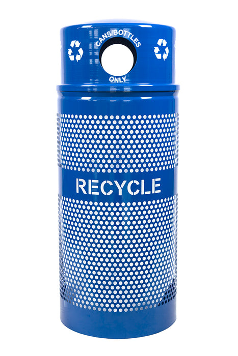 Landscape Series Recycling Receptacle w/ Dome Top