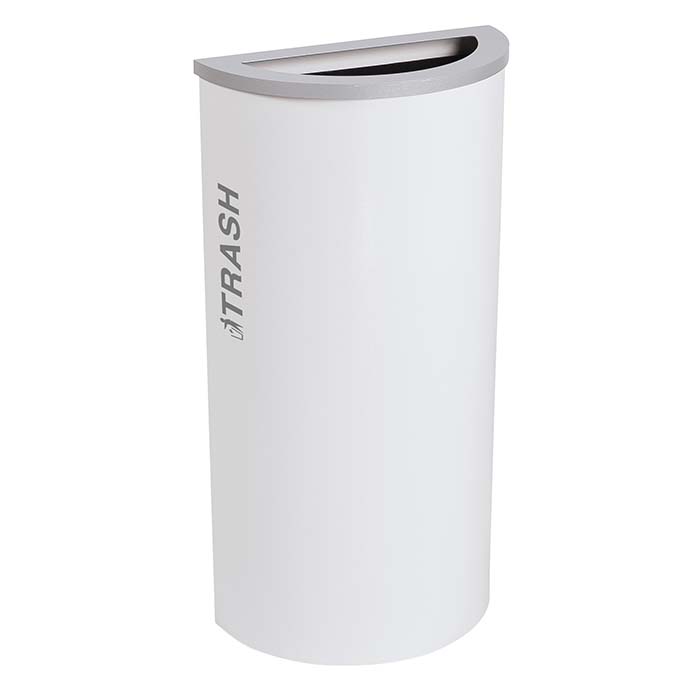 Excell-Kaiser Dual stream  Half-Round Indoor Trash Can