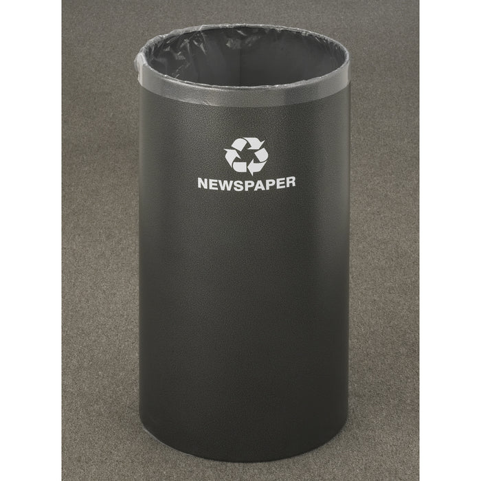 Glaro 12-Gallon Indoor Outdoor Trash Can – Single Stream Recycling Container
