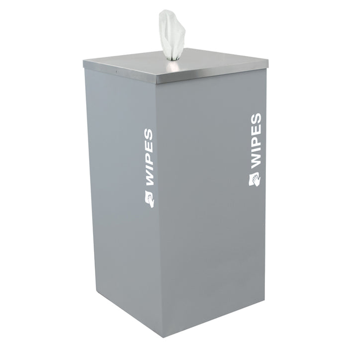 Excell-Kaiser Hygienic Touch-Free Wipe Dispenser Trash Can