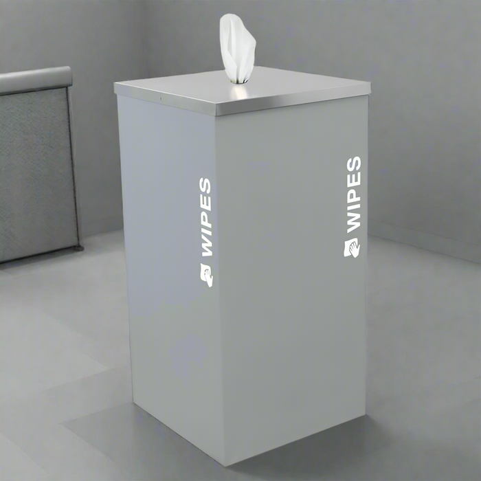 Excell-Kaiser Hygienic Touch-Free Wipe Dispenser Trash Can