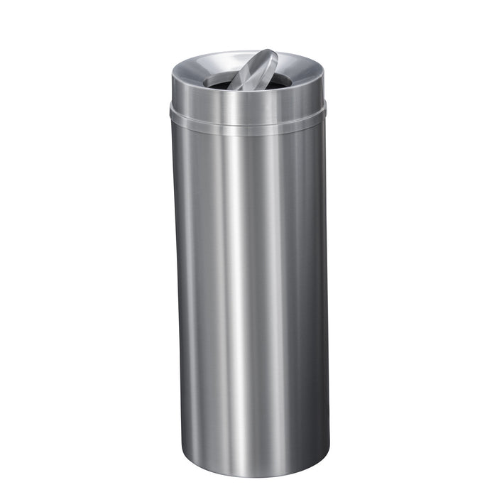 New Yorker Satin Aluminum Tip Action Series Waste Receptacles