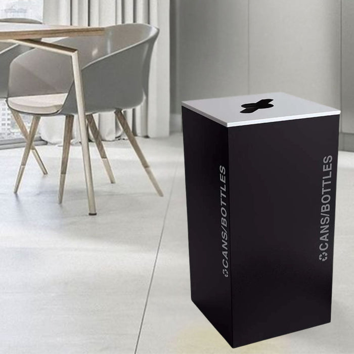Excell-Kaiser Two-Stream 36-Gallon XL Trash Can Station – Indoor Waste & Recycling Combo