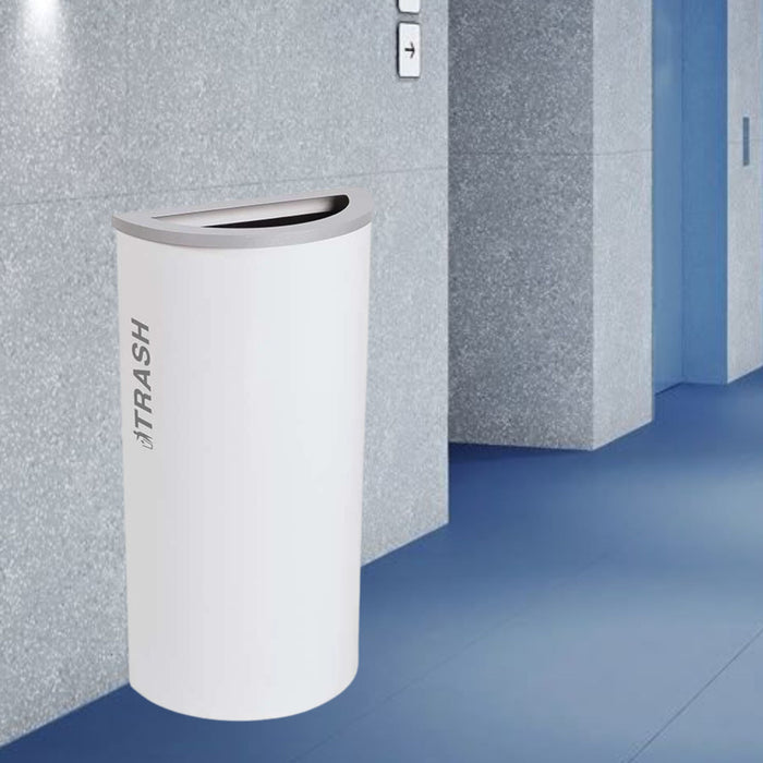 Excell-Kaiser 8-Gallon Half-Round Indoor Trash Can