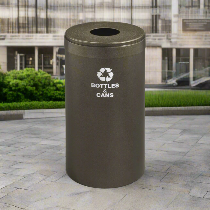 Glaro 15-Gallon Value Series Commercial Trash Can – Indoor/Outdoor Waste Container