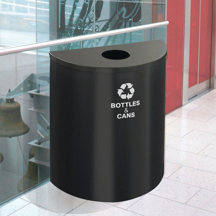 Glaro XL 29-Gallon Half-Round Indoor Trash Can – Custom Color