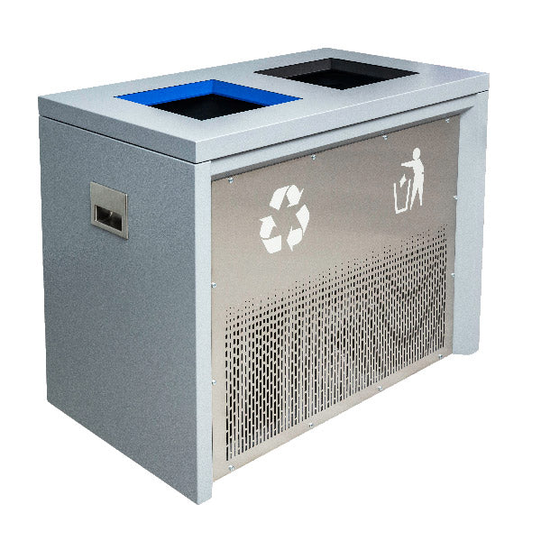 Ex-Cell Kaiser 86 Gallon Indoor Dual-Stream Recycling Bin – Coliseum