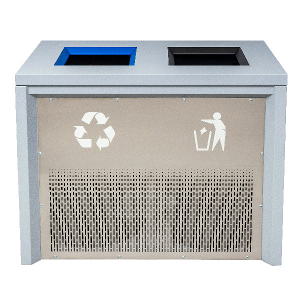 Ex-Cell Kaiser 86 Gallon Indoor Dual-Stream Recycling Bin – Coliseum