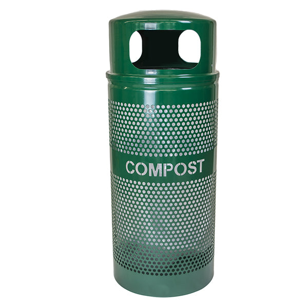 Landscape Series Recycling Receptacle w/ Dome Top