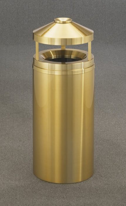 Atlantis Satin Brass H Series Waste Receptacles