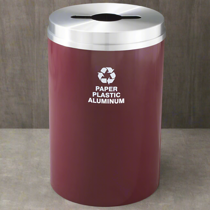 Glaro 33-Gallon Commercial Trash Can – Single Stream Waste or Recycling Container