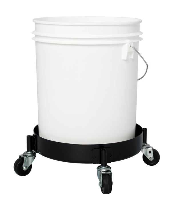 Ex-Cell Kaiser Steel 5-Gallon Pail Dolly – 250 lb., 4 Swivel Casters