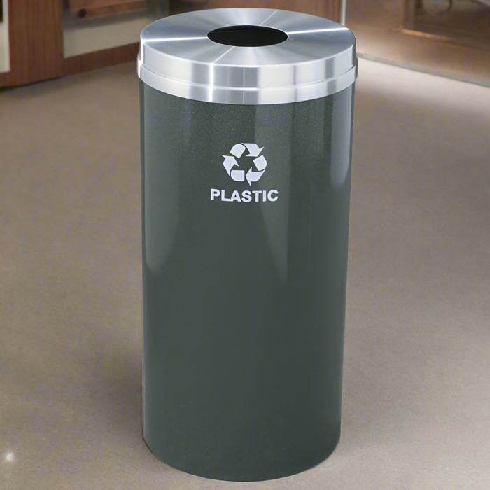 Glaro 16-Gallon Indoor Outdoor Trash Can – Single Stream Recycling Container