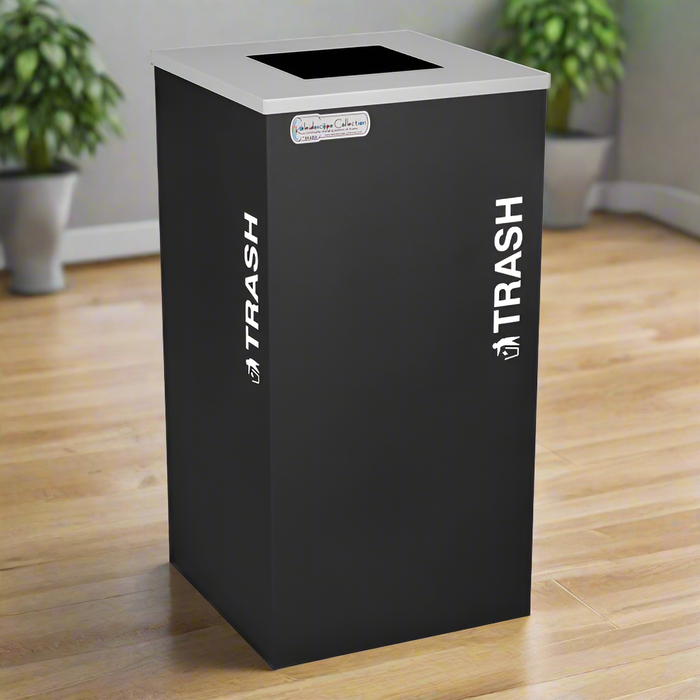 Excell-Kaiser 24-Gallon Square Indoor Trash Can
