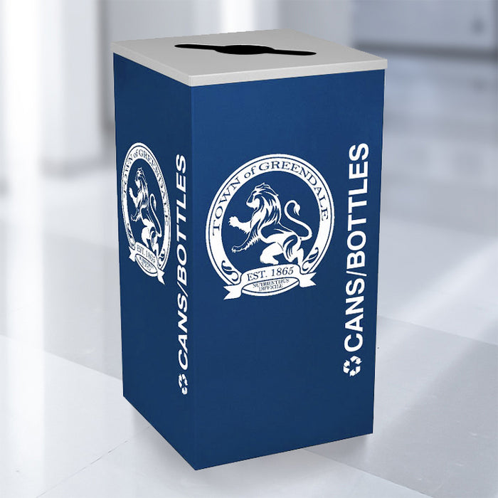 Excell-Kaiser 24-Gallon Square Indoor Trash Can
