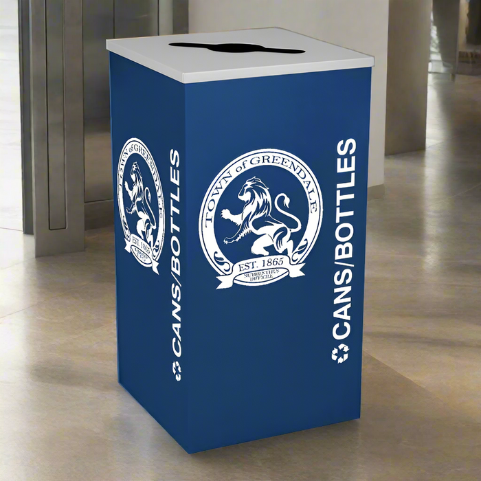 Excell-Kaiser 24-Gallon Square Indoor Trash Can
