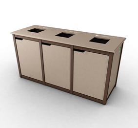 Triple N2-Sherwood Top Load - Vail Top - Waste Receptacle