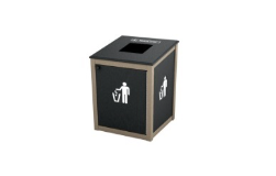 Single N2-Sherwood Top Load - Vail Top (3 Symbols) - Waste Receptacle