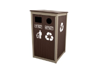 : Single Slim N2-Sherwood Front Load - Reverse Vail (4 Symbols) - Waste Receptacle