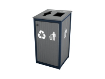 : Single Slim N2-Sherwood Top Load - Vail Top (4 Symbols) - Waste Receptacle