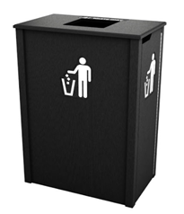 22 Gal Single - Wide - Door on the side (Can specify left or right) - (3 symbols) -  Waste Receptacle