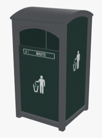 Single - Front load - (3 symbols) - Waste Receptacle