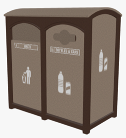 Double - Front load - (4 symbols) - Waste Receptacle