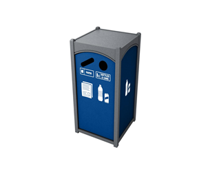 Single Slim - Front load  - (4 symbols) -  Waste Receptacle