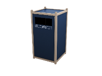 Single N1-Pioneer Front Load Waste Receptacle