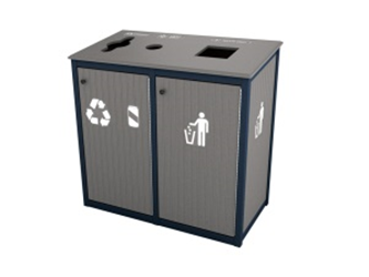 Double N1-Pioneer Top Load Waste Receptacle