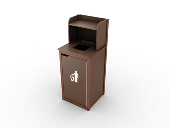 Single Top Load Recycling Bin- Waste Receptacle